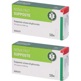 NOVA1947 GLICEROLO 2500 mg Adulti Supposte 18 supposte