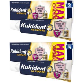 Kukident Ultimate Crema Adesiva Protesi Dentali Gusto Neutro Formato Maxi