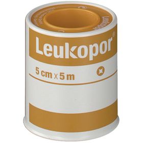 Leukopor® Cerotto su rocchetto 5 cm x 5 m