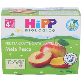 Hipp Bio Fruchtpüree Apfel Pfirsich 4x100 G Hipp
