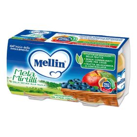 Mellin Apfel-Blaubeer-Brei 100 G 2 Stück Mellin