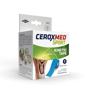 Ceroxmed Sport Kinetisches Tape Blau 1 Stück