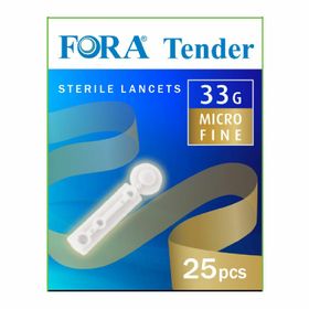 FORA® Tender Lancette Sterili 33g Microfine