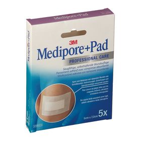 Medipore+Pad 5 cm x 7,2 cm
