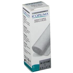  Icopiuma Medicazione Benda di Garza Idrofila Orlata
