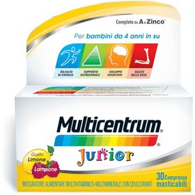 Multicentrum Junior Integratore Multivitaminico per Bambini 4+