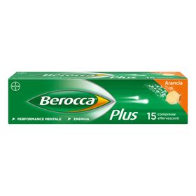 Berocca Plus Integratore di Vitamine Compresse Effervescenti Arancia