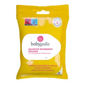 Babygella Salviettine Detergenti Delicate con Complesso Prebiotico