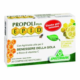 SPECCHIASOL Propoli Plus Epid® Compresse Masticabili con Succo di Limjone e Miele