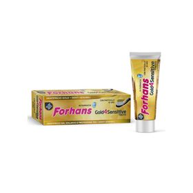 Forhans Gold4Sensitive Zahncreme mit aufhellender Wirkung