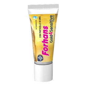 Forhans Gold4Sensitive Zahncreme mit aufhellender Wirkung