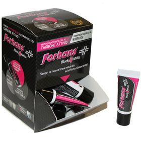 Forhans Black4White Zahncreme mit Aktivkohlepartikel