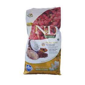 Trockenfutter Farmina N&D Quinoa - Skin & Coat - Wachtel - Hund Adult