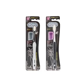 Puro Zahnbürste für glänzende Zähne mit 10.000 Borsten