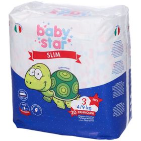 Babystar Slim Windeln 4/9kg Größe 3 Midi 20 Stück Babystar