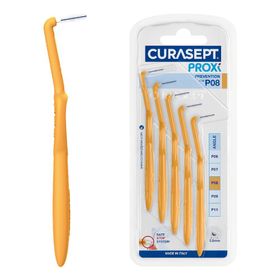 Curasept Proxi Winkel P08 Arantio Chiaro/Tangerine 5 Stück Curasept