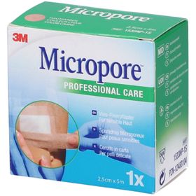 Mikroporen-Pflaster Surgical Tape Tan M5x25mm Micropore