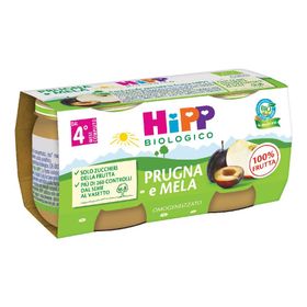 Hipp Bio Babybrei Pflaume und Apfel 2 X 80 G Hipp