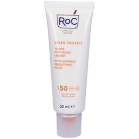 RoC® SOLEIL PROTECT Fluido Viso Levigante Anti Rughe SPF50+