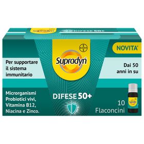Supradyn Difese 50+ Integratore Probiotici Difese Immunitarie Flaconcini