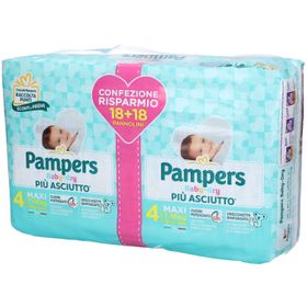 Pampers Baby Dry Windeln Duo Downcount Maxi 36 Stück Pampers