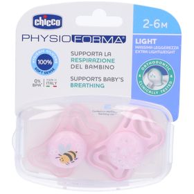 Chicco Schnuller Light Rosa Silikon 2-6 Monate 2 Stück Chicco