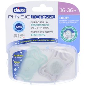 Chicco Schnuller Light Lumi Silikon 16-36m 2 Stück Chicco