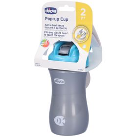 Chicco Pop Up Becher 2y+ Blau Chicco