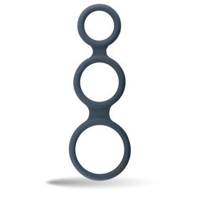 Boners - 3fach Penisring und Hodenstrecker aus Silikon