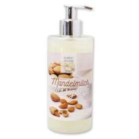 Vegane Flüssigseife mit Mandelmilch im Spender 400 ml