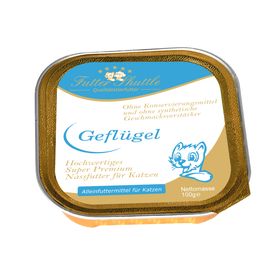 Nassfutter für Katzen Schale Geflügel