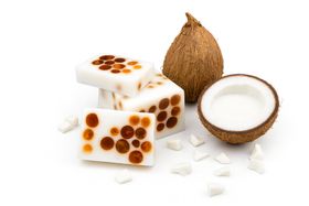 Nesbel Seife Kokosnuss – tropisch & cremig | Glycerin & Ziegenmilch