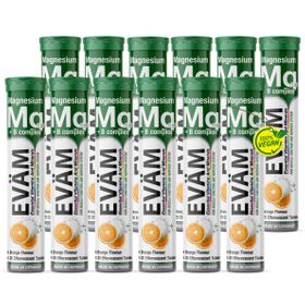 EVÄM Magnesium + B-Komplex Brausetabletten - 12er Pack