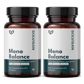SOLVISAN® Meno Balance Wechseljahre  | Rotklee, Mönchspfeffer, Yamswurzel