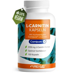ProFuel - L-Carnitin hochdosiert 2250 mg - 150 Carnipure® - 150 Kapsel
