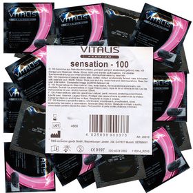 Vitalis PREMIUM *Sensation* Kondome mit 3-in-1 Effekt - stimulierend, Maxipack