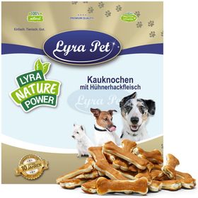 Lyra Pet® Kauknochen mit Hühnerhackfleisch