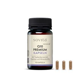 sovita Q10 Premium Kapseln – mit Traubenkernextrakt, Vitaminen & Mineralstoffen