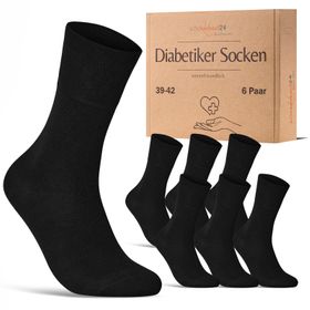 Diabetiker Socken mit Komfortbund für Damen und Herren