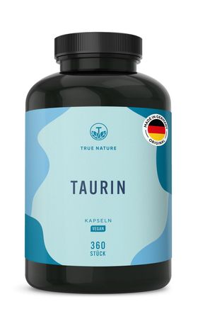 TRUE NATURE® Taurin Kapseln - Vegan & Made in Germany