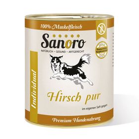 Sanoro - Hirsch Pur - Pures Muskelfleisch vom Hirsch