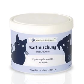 tierisch lang leben Barfmischung mit Kräutern Pulver für Hunde