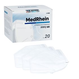 MT24 Partikelfiltrierende FFP2-Maske Weiß MedRhein /CE0598