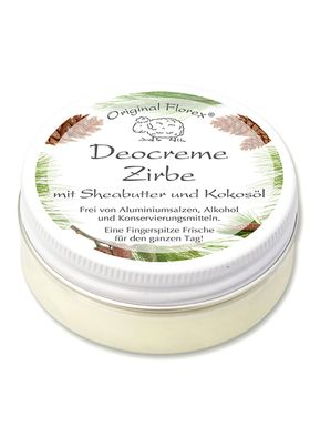 Deocreme Zirbe mit Sheabutter und Kokosöl