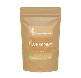 Tausendkraut Flohsamen Schalen BIO - BIGPACK