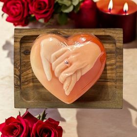 Handgemachte Glycerin Seife Duschseife Tulpe