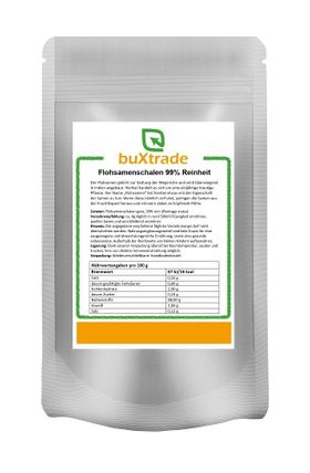 buXtrade Flohsamenschalen 99%