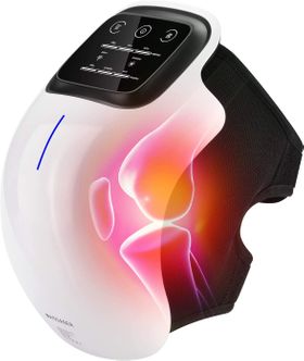 FORTHiQ Schnurloses Knie-Massagegerät, Starke Akku Infrarot-Tiefenwärme zur Kniegelenk-Schmerzlinder