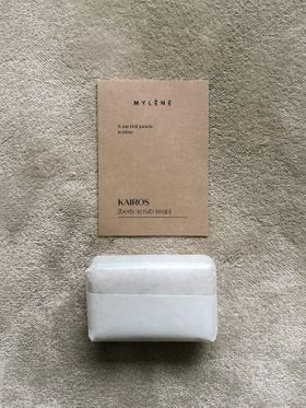 Kairos Body Scrub Soap – Milde Körperpeeling-Seife mit Kaffee & Bambus