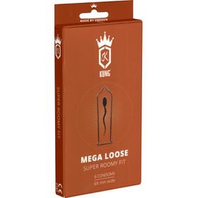 Kung *Mega Loose* Super Roomy Fit - extrem große Kondome für den dicken Penis